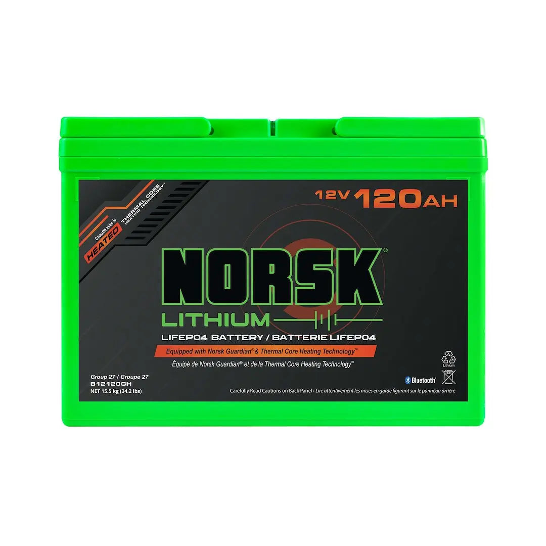 NORSK INC B12120GH 12.8V 120Ah Trolling House Battery