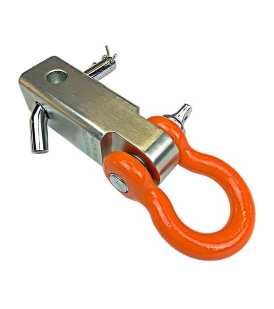 MileMarker D-Ring Hitch Receiver Part #6065000C for Heavy-Duty Towing
