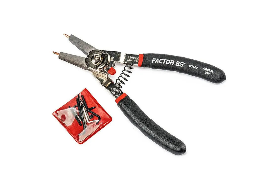Factor 55 F55 Snap Ring Pliers - Heavy-Duty Retaining Ring Tool