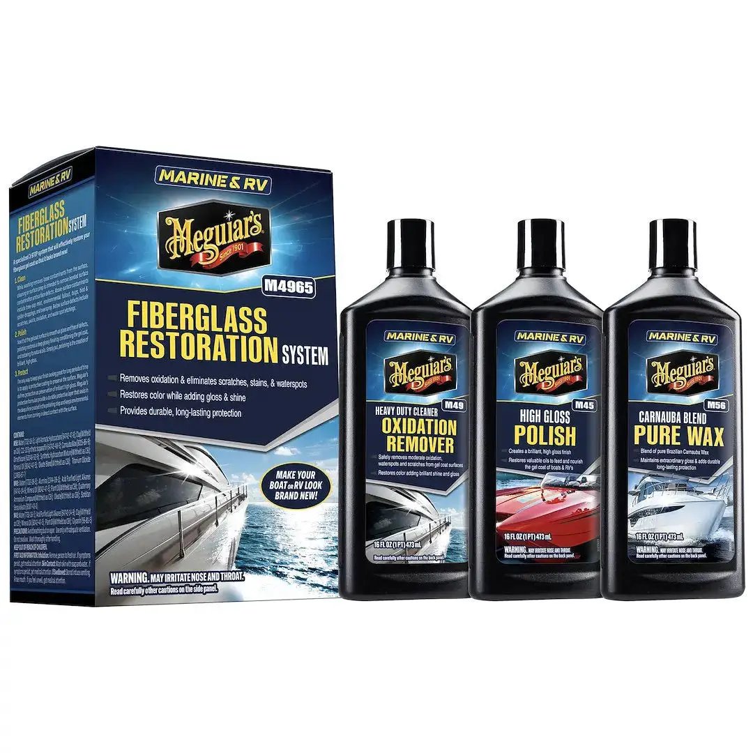 Meguiar's Wax M4965 Marine and RV Fiberglass Restoration Kit by MEGUIARS WAX