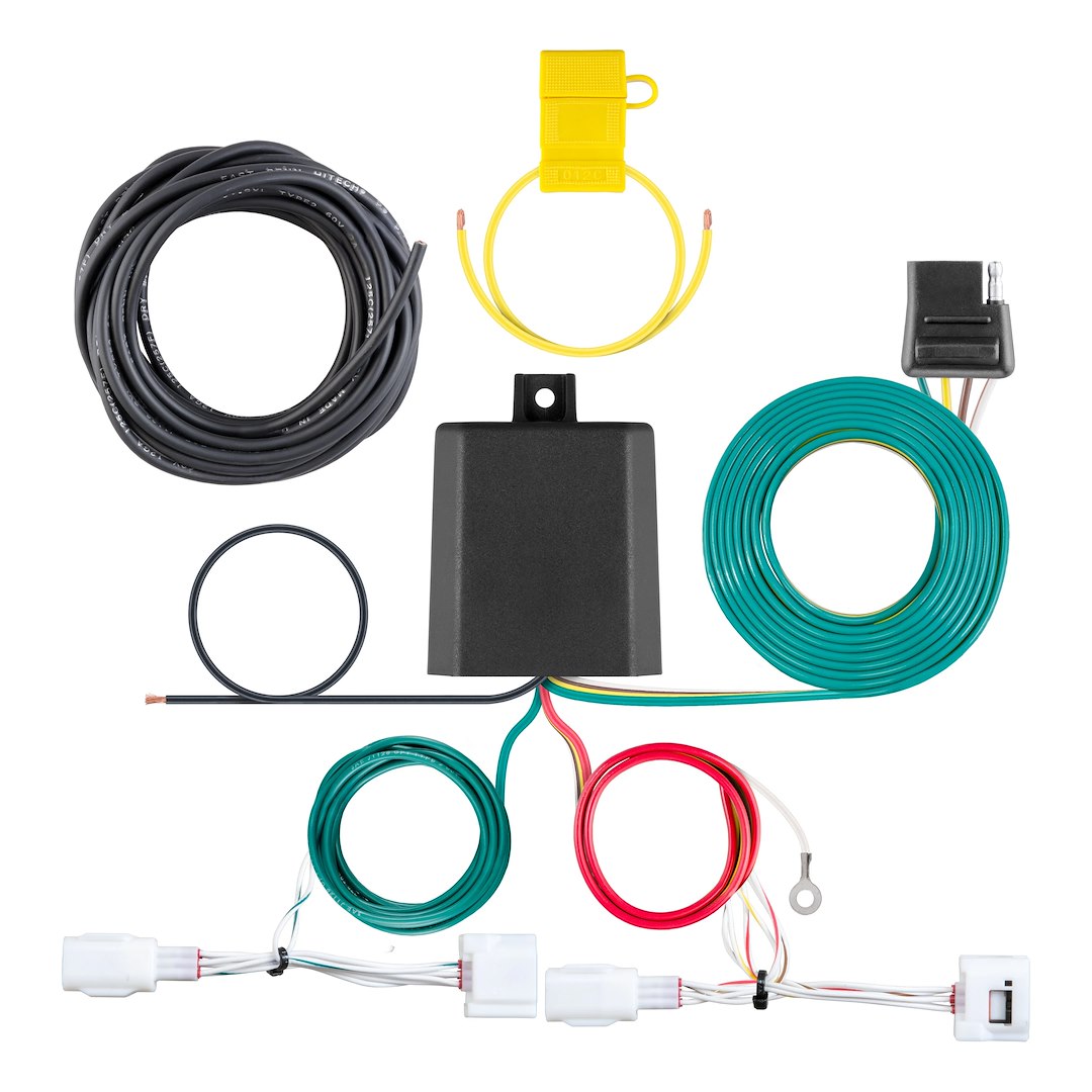 CURT Manufacturing Custom Wiring Harness 4-Way Flat for Trailer Lighting