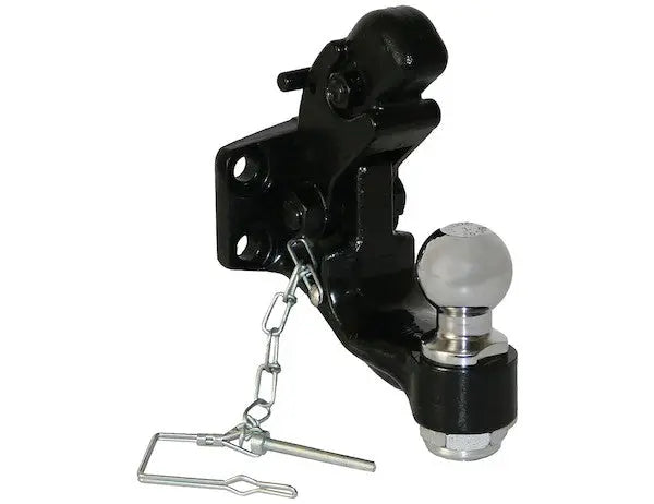 Buyers Prod Combo Hitch 8 Ton with 2-Inch Chrome Ball - Heavy Duty Trailer Hitch Receiver