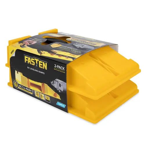 Camco Fasten RV Leveling Ramp Kit - Easy-to-Use Support for Your RV