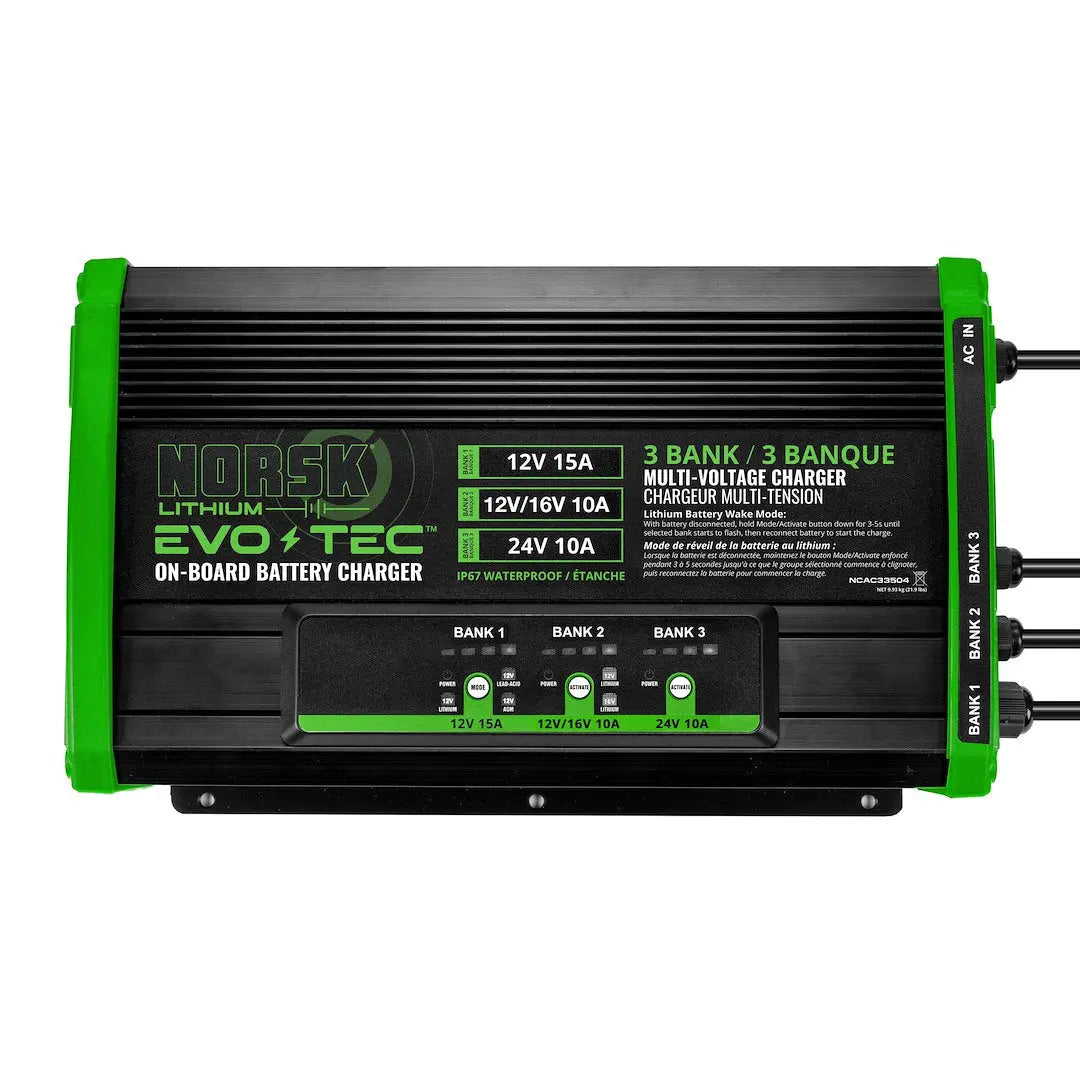 NORSK INC NCAC33504 12V-15A, 12/16V-10A, and 24V-10A Multi-Voltage Power Module