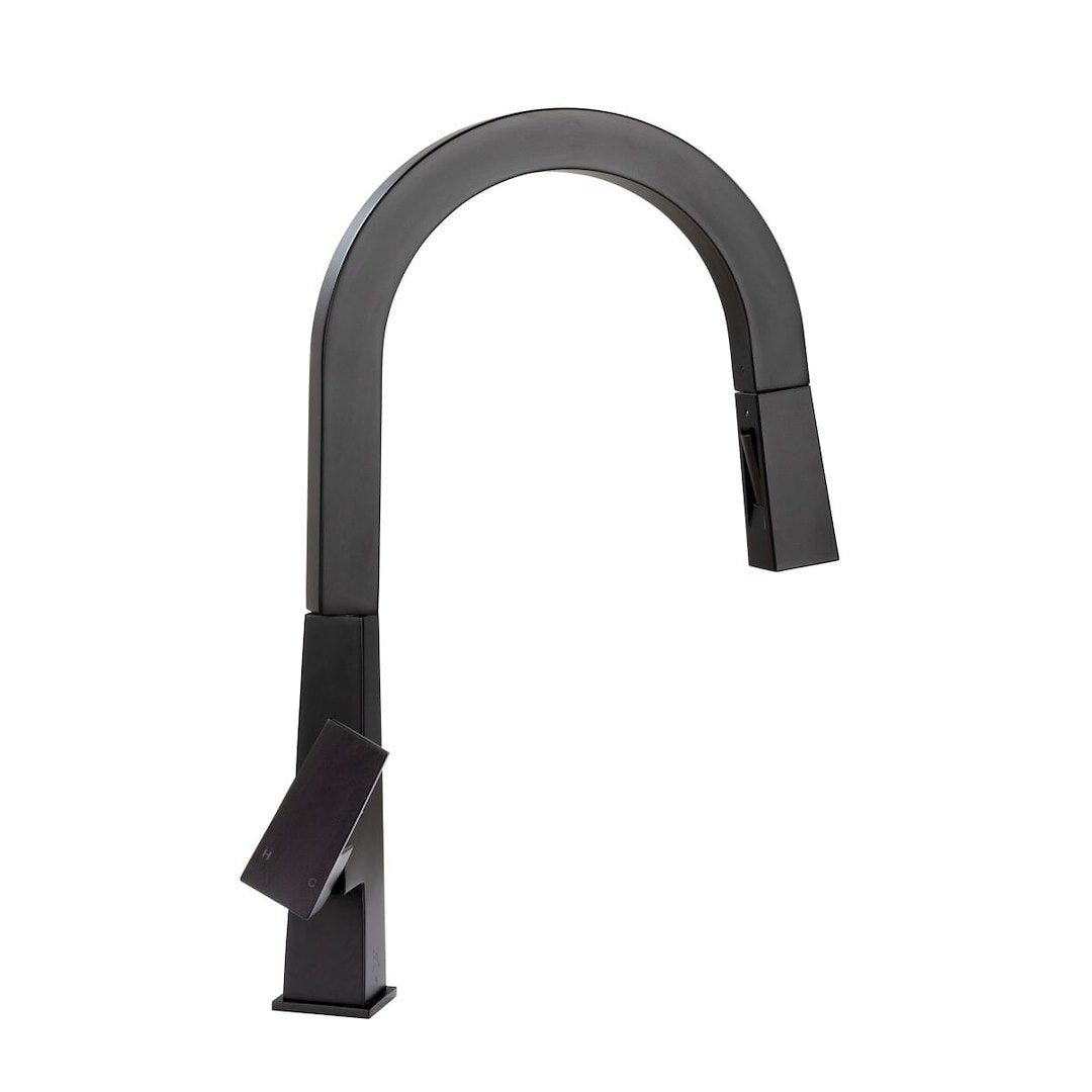 Lippert Comp Pull-Down Faucet in Black Matte - Part Number 2021090602