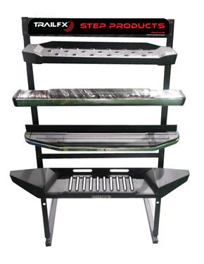TrailFX WD1000RB1 Display Running Board & T4 Steps for Trucks and SUVs