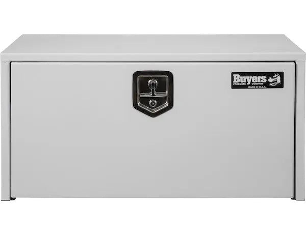 Buyers Products Toolbox 18x18x36 Inches with T-Handle in White, Part Number 1702405
