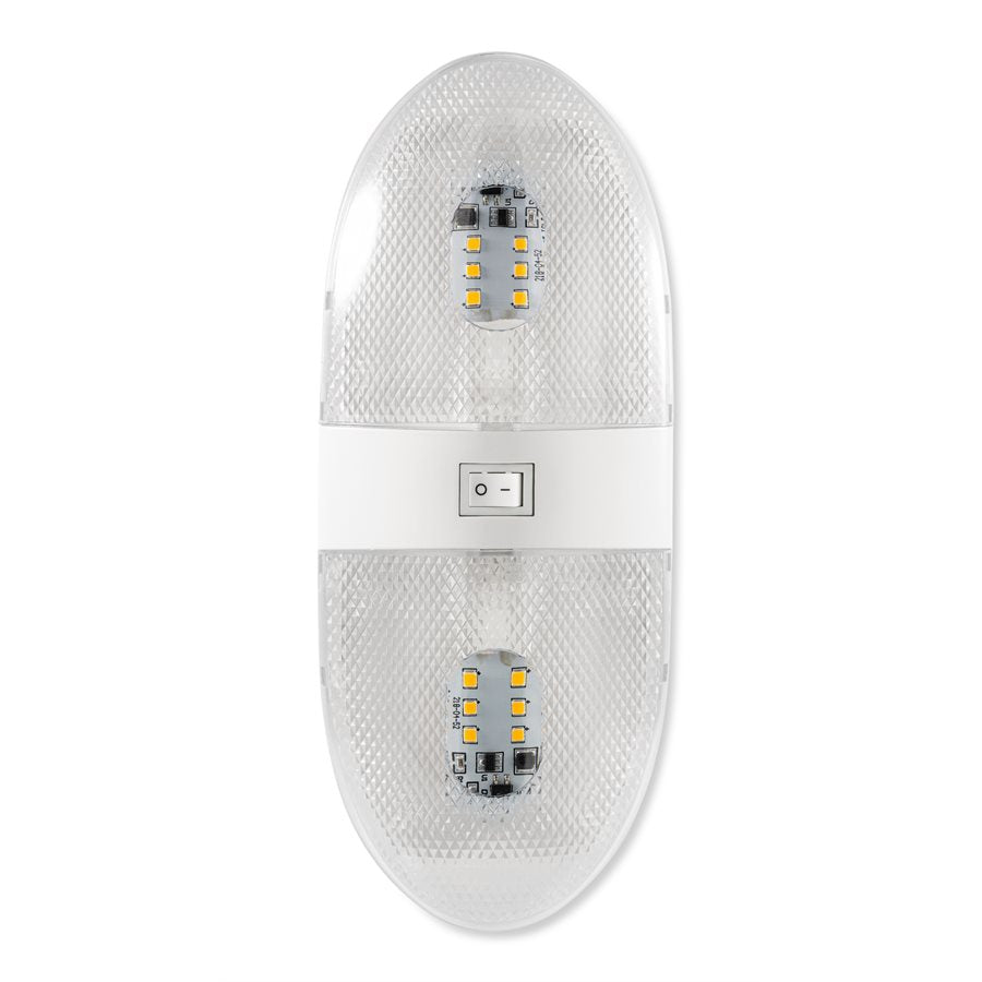 Camco LED Double Dome Light 320 Lumens Model 41321