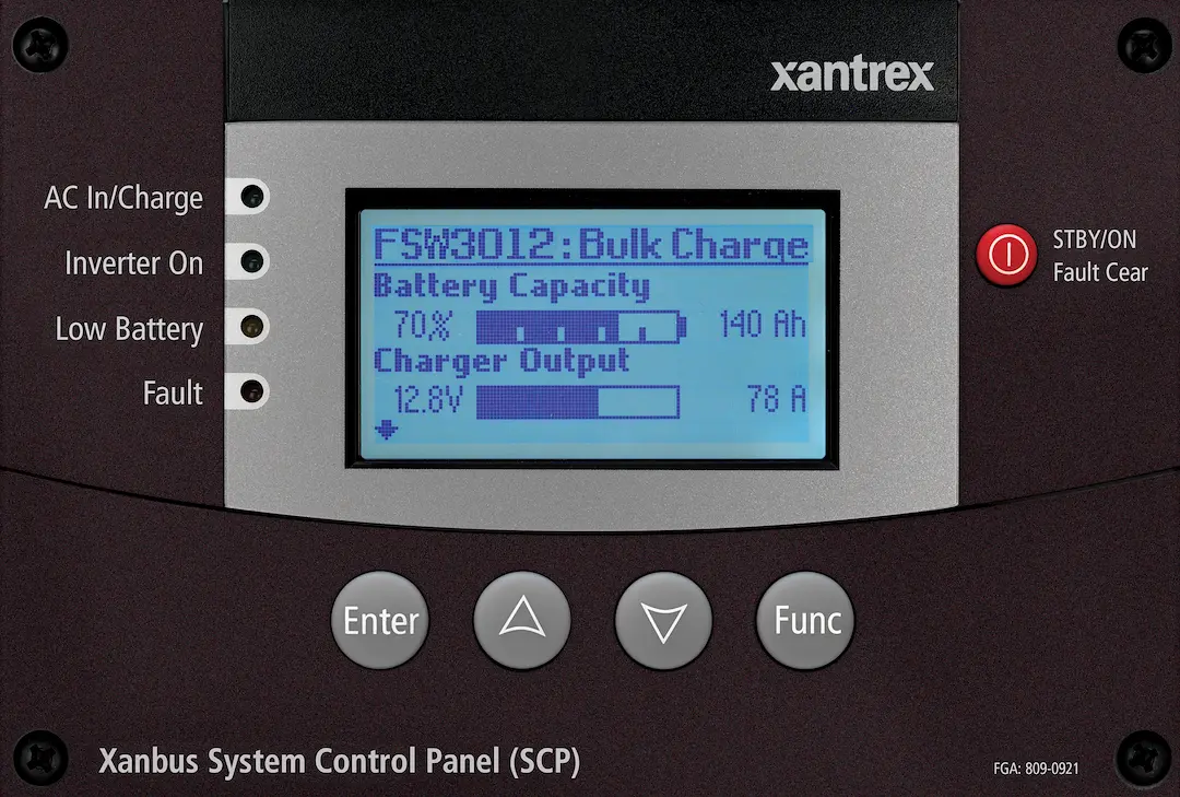 Xantrex LLC System Control Panel - Part Number 8090921 for Reliable Power Management