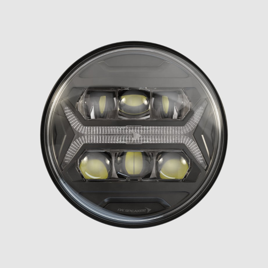 JW Speaker 12-24V DOT/ECE LED High & Symmetric Headlight - Part #0562451