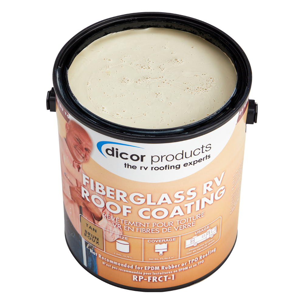 DICOR CORP Fiberglass Roof Coating Tan - Part RPFRCT1