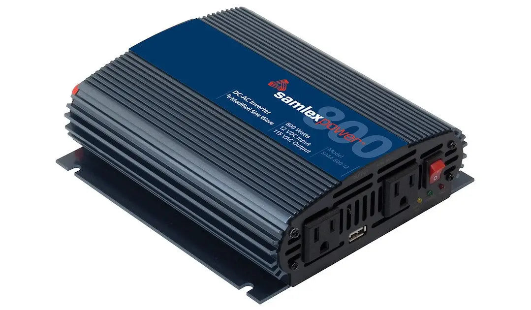 SAMLEX AMER SAM80012 800W Modified Sine Wave Inverter for Reliable Power Conversion