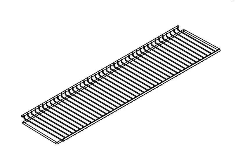 DAVE CARTER NR636688 Wire Shelf Short Top - Durable Storage Solution