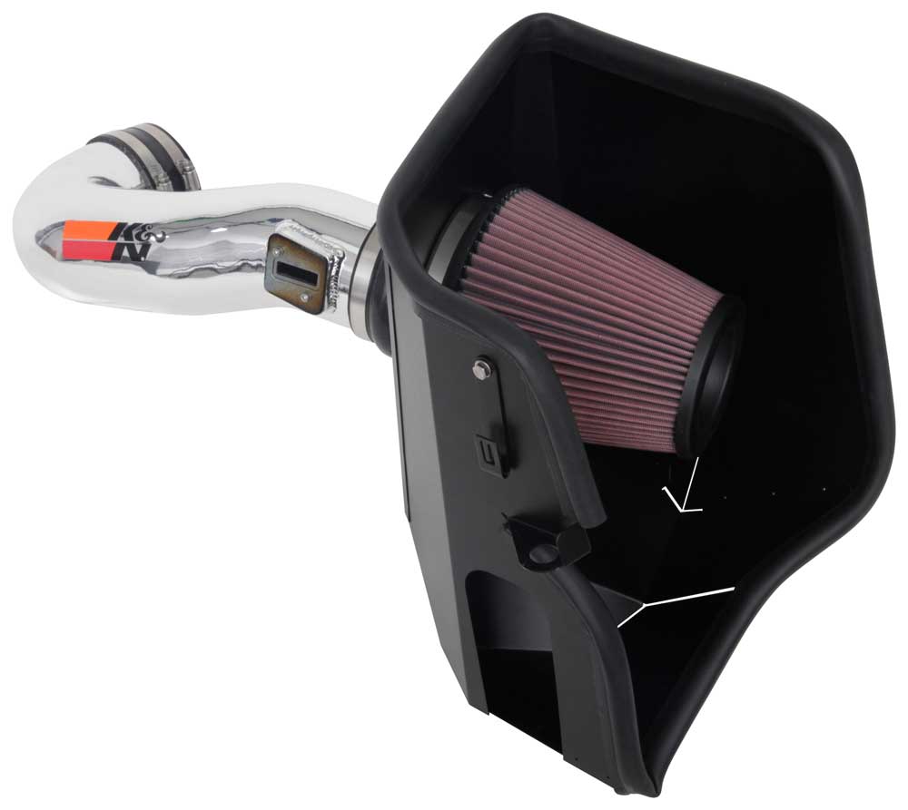 K&N Filter Performance Intake Kit for Chevrolet Silverado - Part Number 773110KP