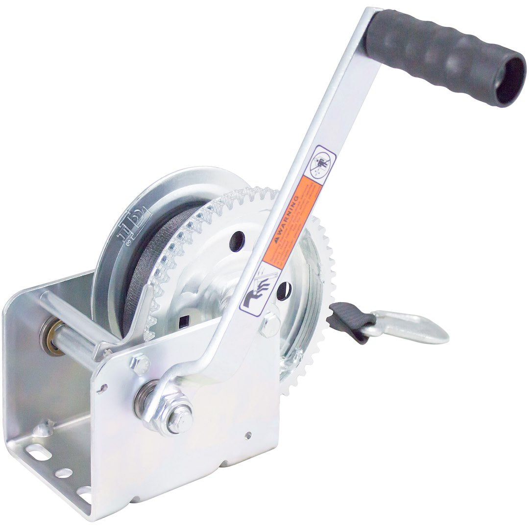 Dutton 16624 1800 lb Plated Winch with 20 ft Strap