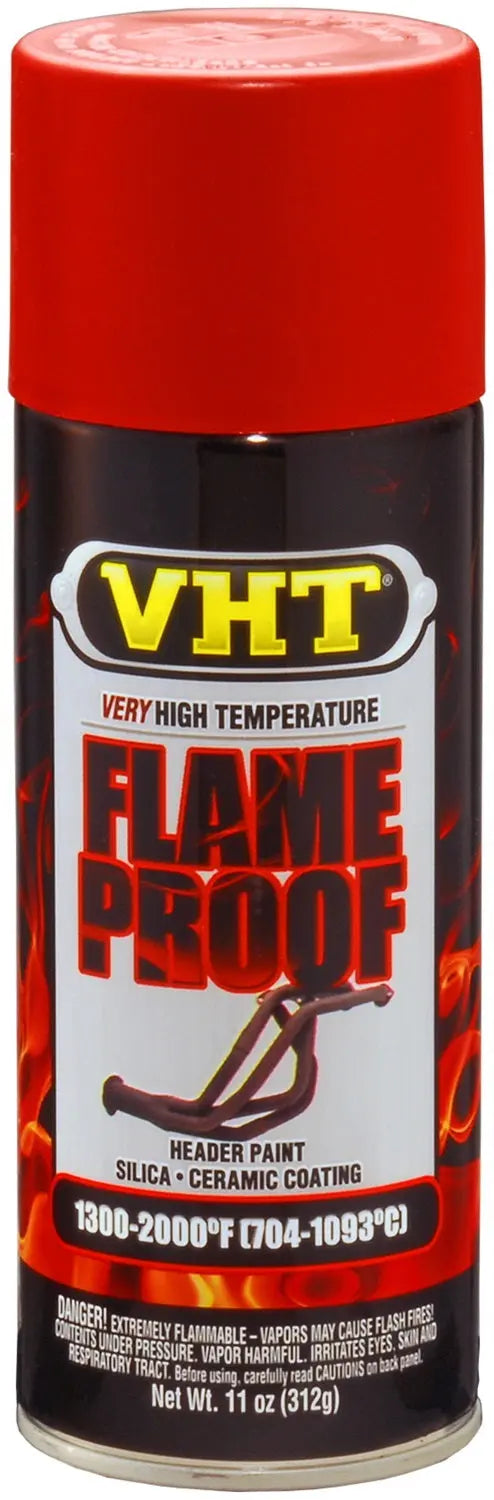 VHT Red Flame Proof Paint (Part Number SP109) for High-Temperature Applications