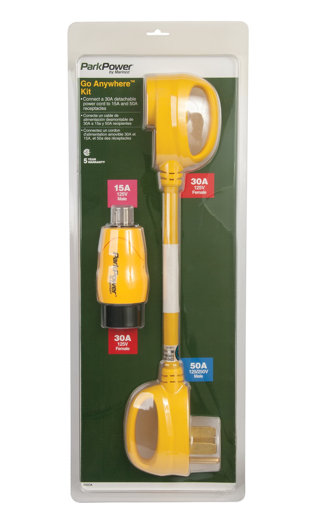MARINCO 30A GO Anywhere Kit (Part Number 30GOA)