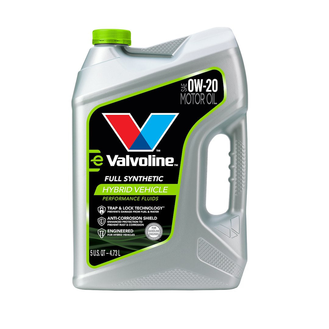 Valvoline Hybrid Full Synthetic 0W-20 Motor Oil, 3/5 Quart Bottle