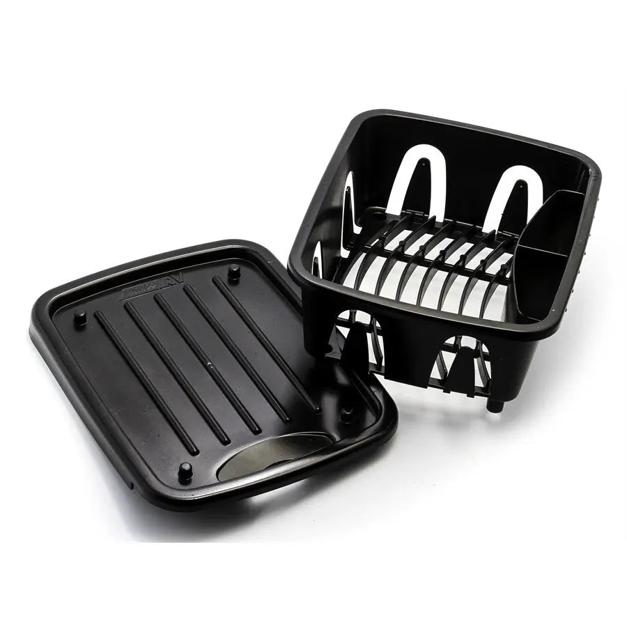 Camco Mini Dish Drainer & Tray in Black, Part Number 43512