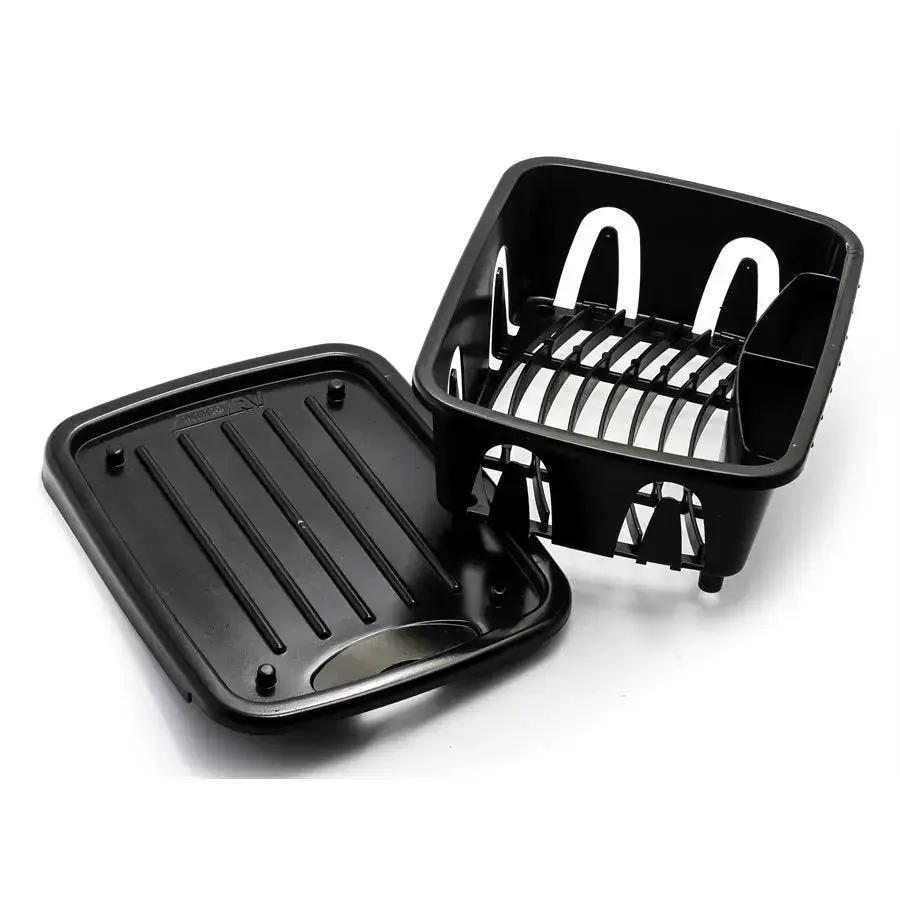 Camco Mini Dish Drainer & Tray in Black, Part Number 43512 by CAMCO