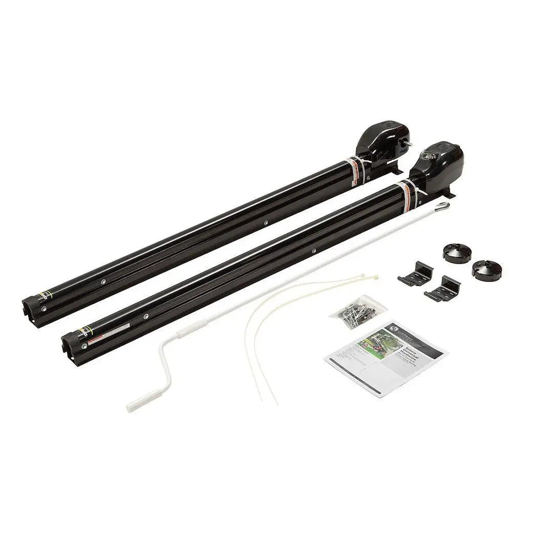 Lippert Components Solera Hybrid 69-Inch Aluminum Awning in Black (Part 434727)