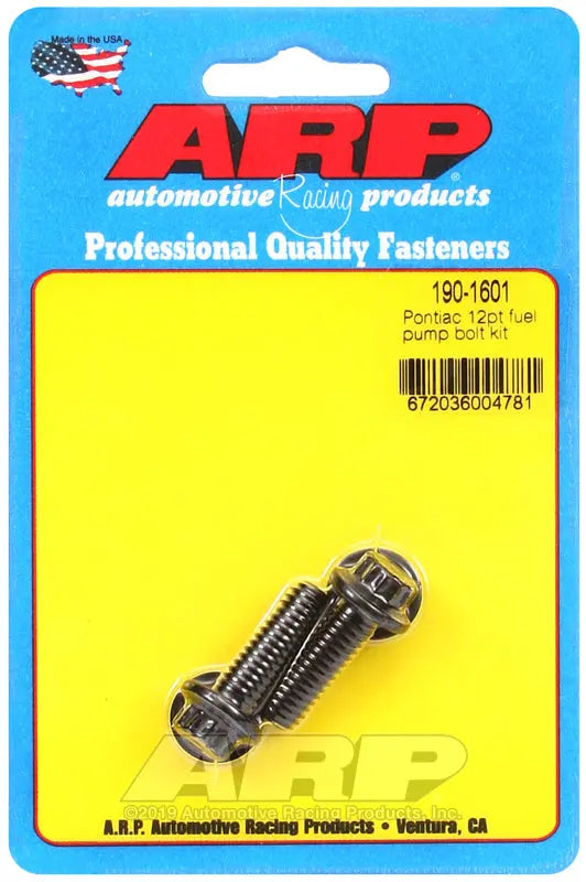 ARP Fuel Pump Bolt Kit with 12-Point Head – Part Number 1901601