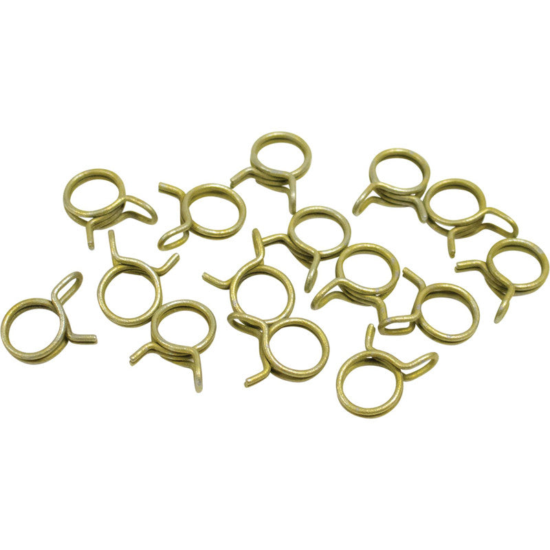 HELIX RACING 7/16 inch Double Wire Hose Clamp Set (15 Pack) - Part Number 1111716