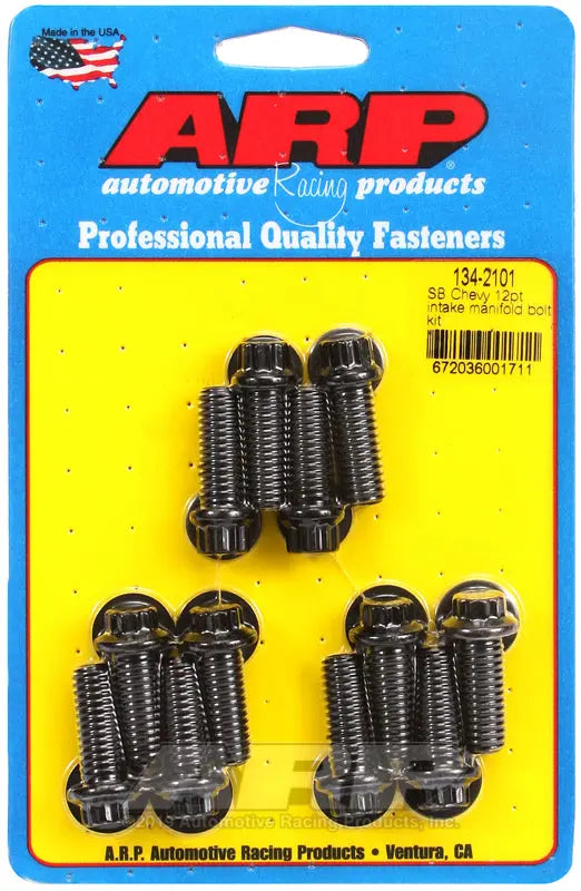 ARP Intake Manifold Bolt Kit - Part Number 1342101 for Automotive Performance