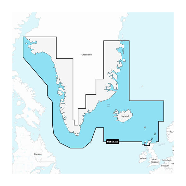 Garmin Carto Greenland & Iceland Navigation Map - Part Number 010C127020