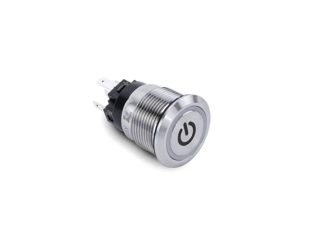 SierraMarine AV10060B Push Button Power Switch with Blue Halo