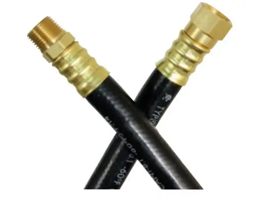 JR Products 24' 3/8-inch OEM LP Supply Hose - Standard Length for Propane Systems