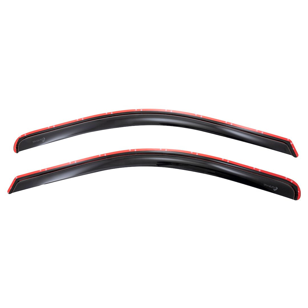 TRAILFX T842446IC Inchannel Window Vents Smoke 2-Piece for Silverado and Sierra 1500/2500/3500 HD (2019-2021)