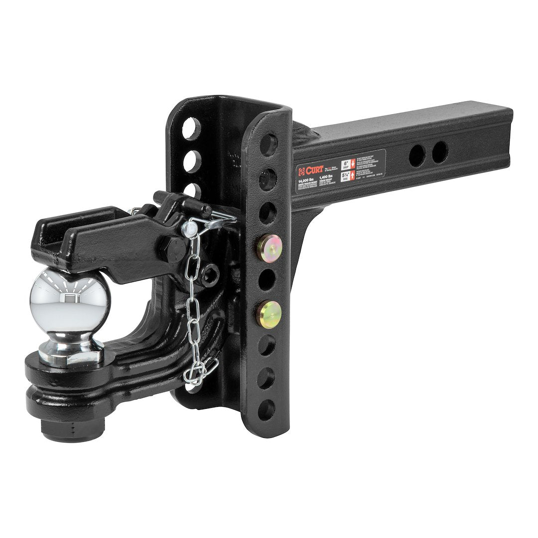 CURT Manufacturing Shank with Pintle and Ball Mount (Part #45907)