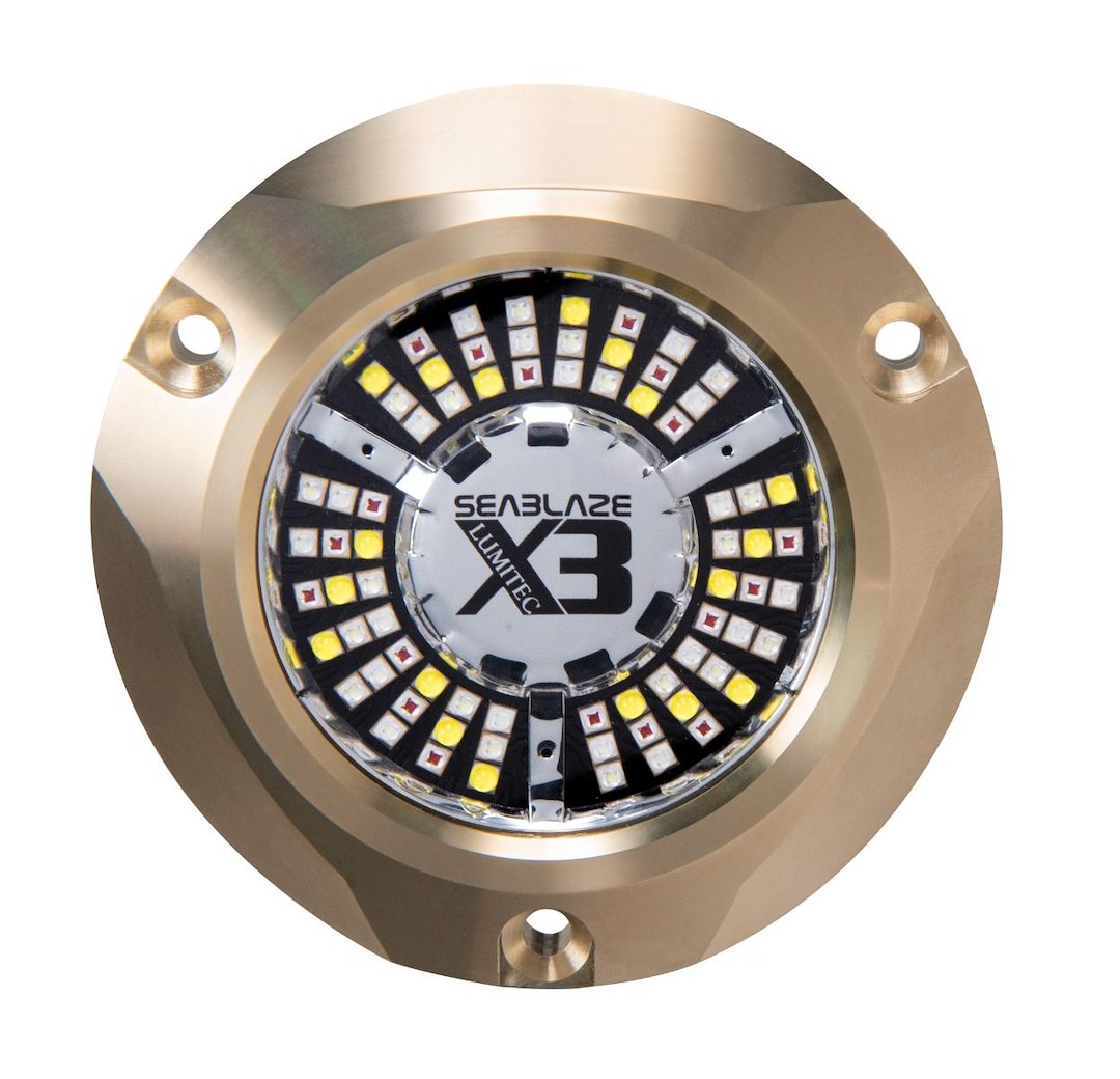 Lumitec SeaBlaze X3 Spectrum Output Underwater LED Light, Part Number 101946