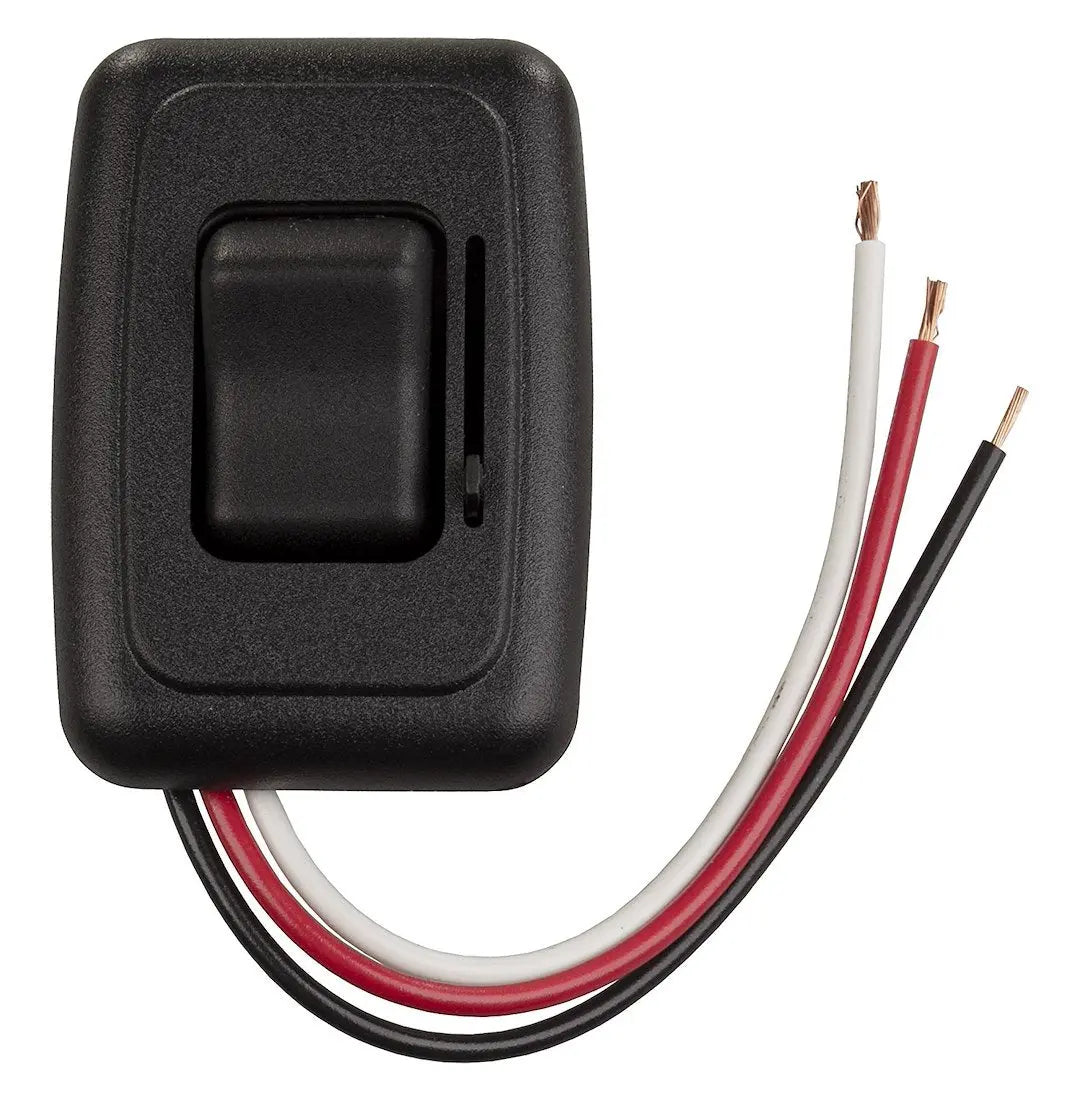 JR Products LED Side Slide Dimmer Switch in Black - Part Number 0512315