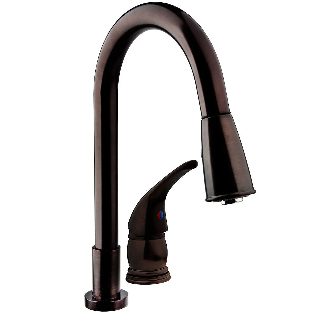 Dura Faucet DFNMK503VB Pull-Down RV Kitchen Faucet with Easy-Use Design