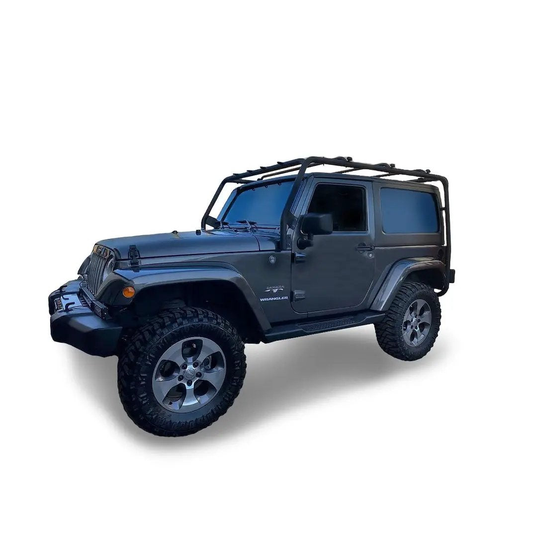 TrailFX Jeep JL 2-Door Roof Rack Hard Top - Fits 2018-2024 Jeep Wrangler by TRAILFX