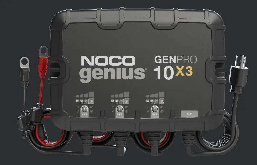 NOCO GENPRO10X3 3-Bank 30A Onboard Battery Charger for Multiple Batteries