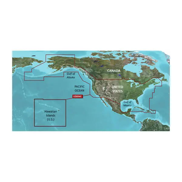 Garmin Carto G3 HXUS604X - US and Canadian Waterway Chart for Marine Navigation