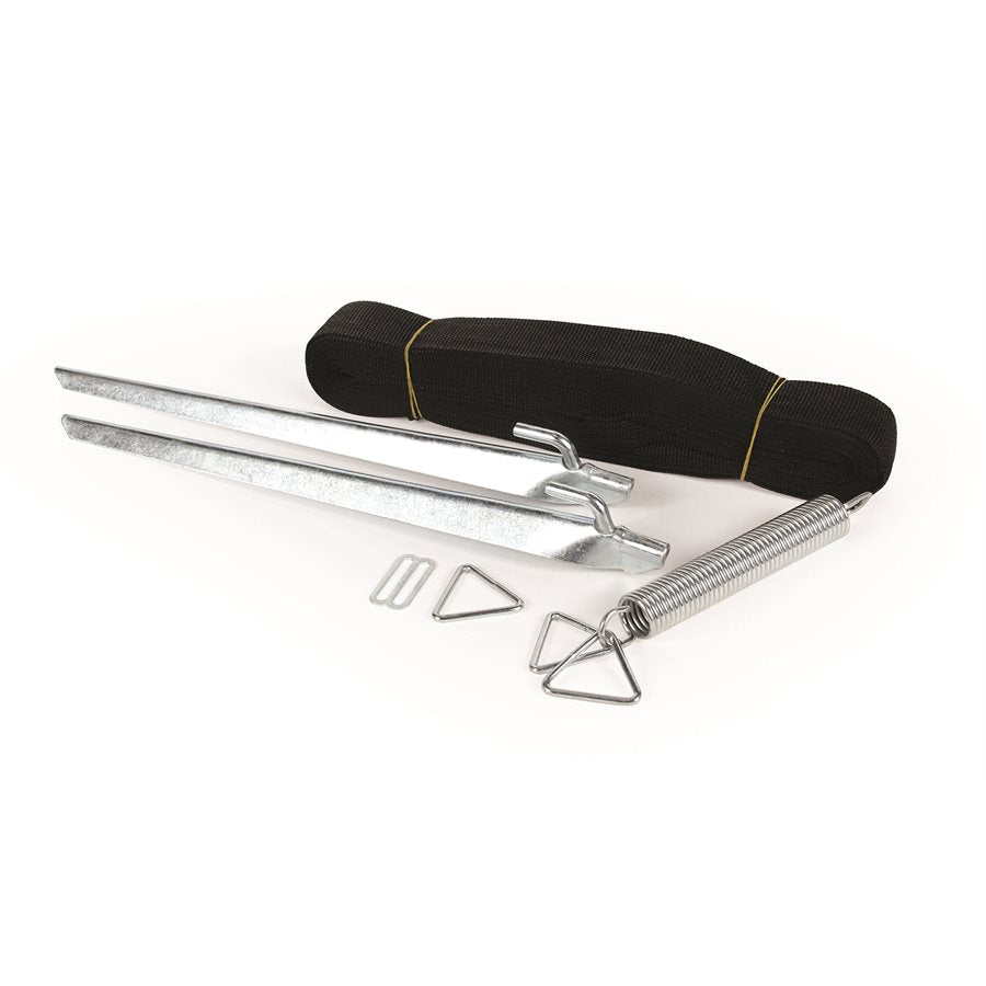 Camco Awn Hold Down Strap Kit (Part No. 42514) for Secure Awnings and Covers