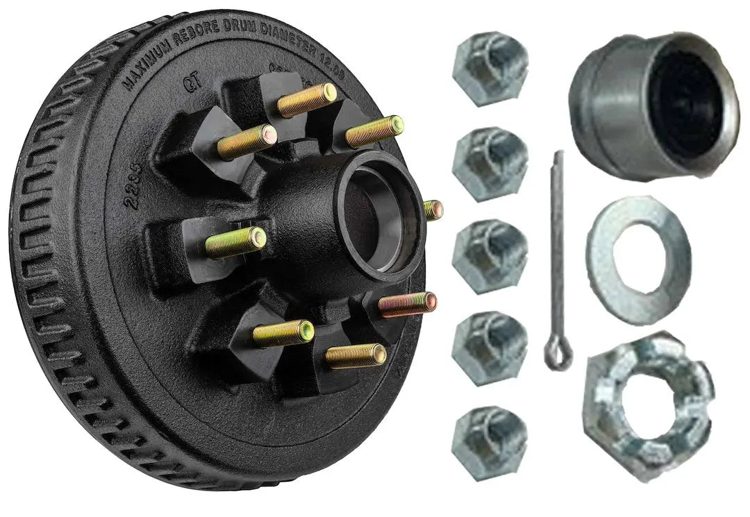 ULTRA FAB Hub and Drum Assembly - Loaded for 7,000 lb Capacity Vehicles
