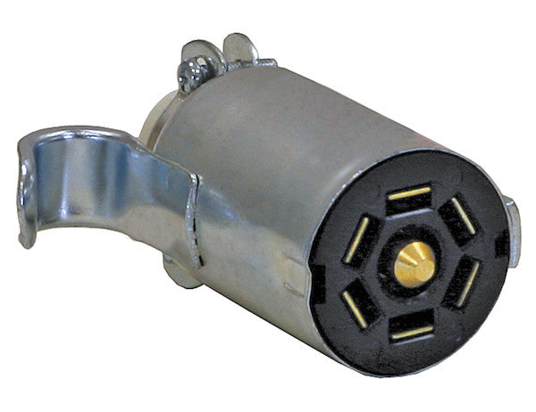 Buyers Prod TC2007Z 7-Way Trailer End Connector for Heavy-Duty Trailers