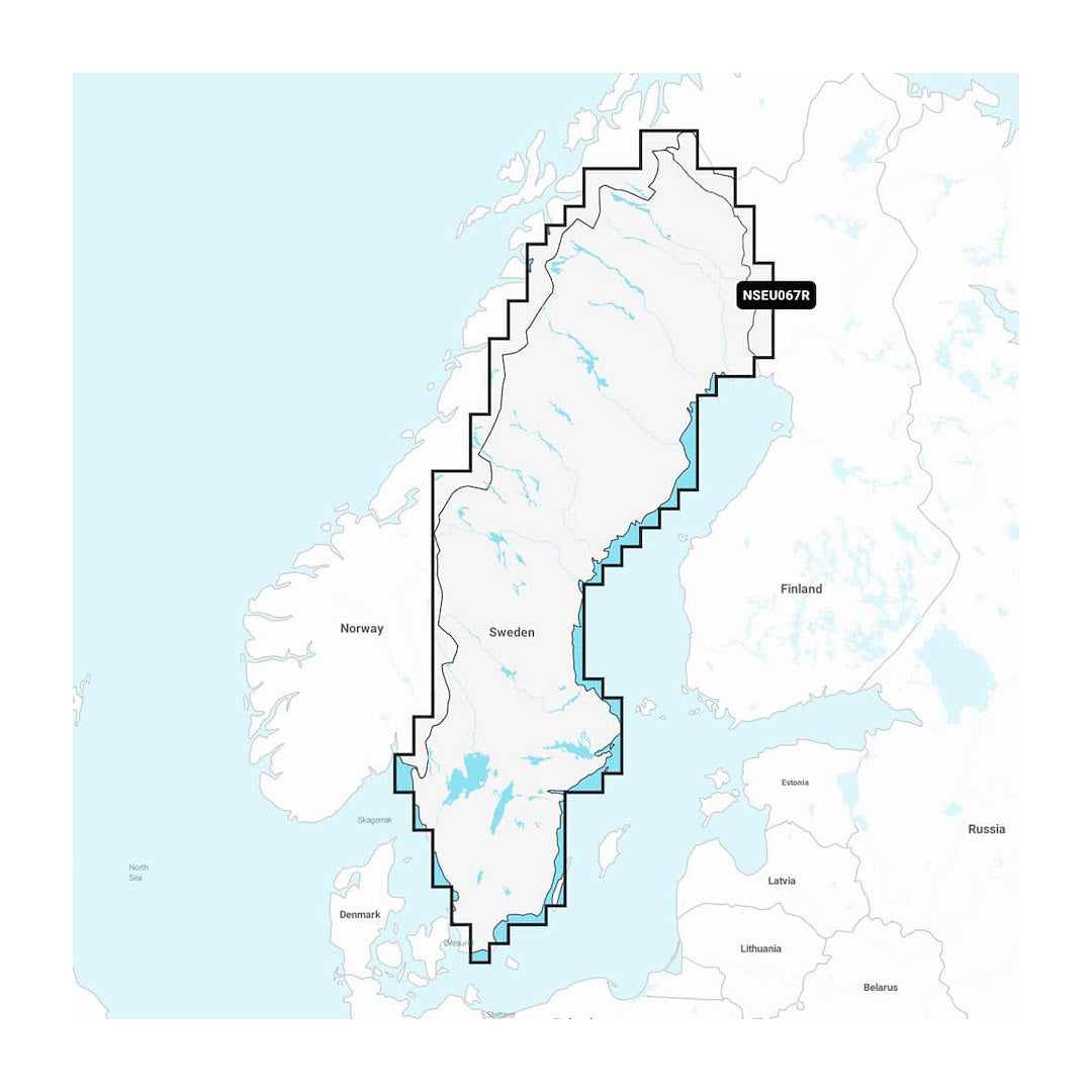 Garmin Carto Sweden Lakes & Rivers Navigation Map for Garmin Navio (Part #010C126220)