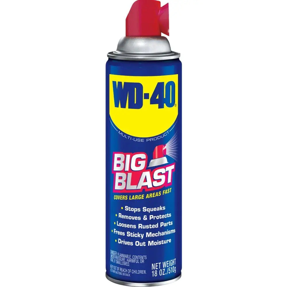 WD-40 Big Blast 18 oz Aerosol Spray Pack of 12 - WD40 Part Number 490095