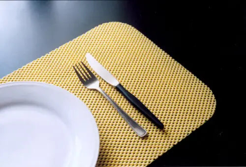 Kittrich TCHCPM3224 Khaki Placemats – Elegant Table Setting for Home & Dining