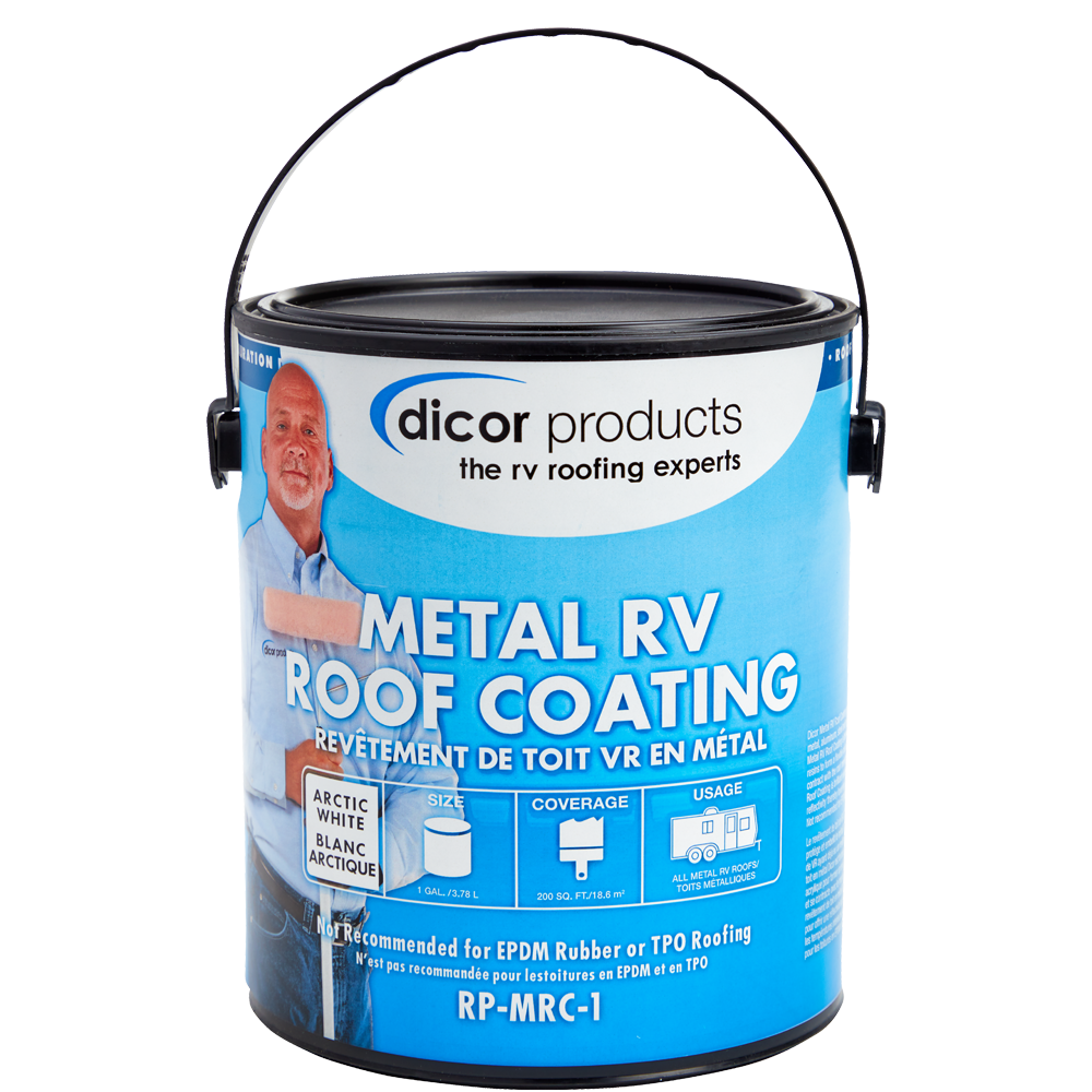 DICOR CORP RPMRC1 1-Gallon Elastomeric Coating for Roof and Surface Protection