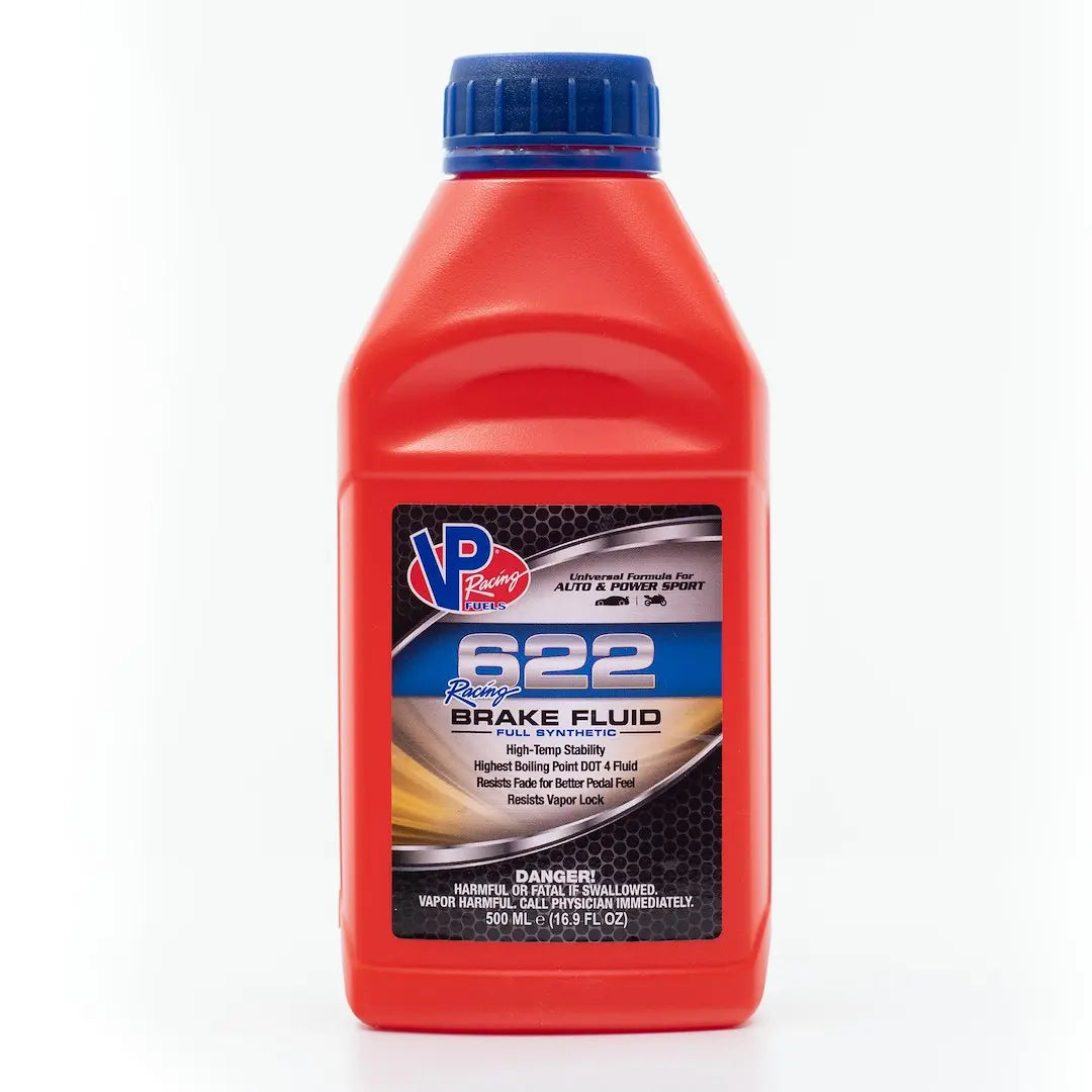 VP Fuel 622 Racing Brake Fluid 16.9 oz - High-Performance Brake Fluid for Racing and Heavy-Duty Applications