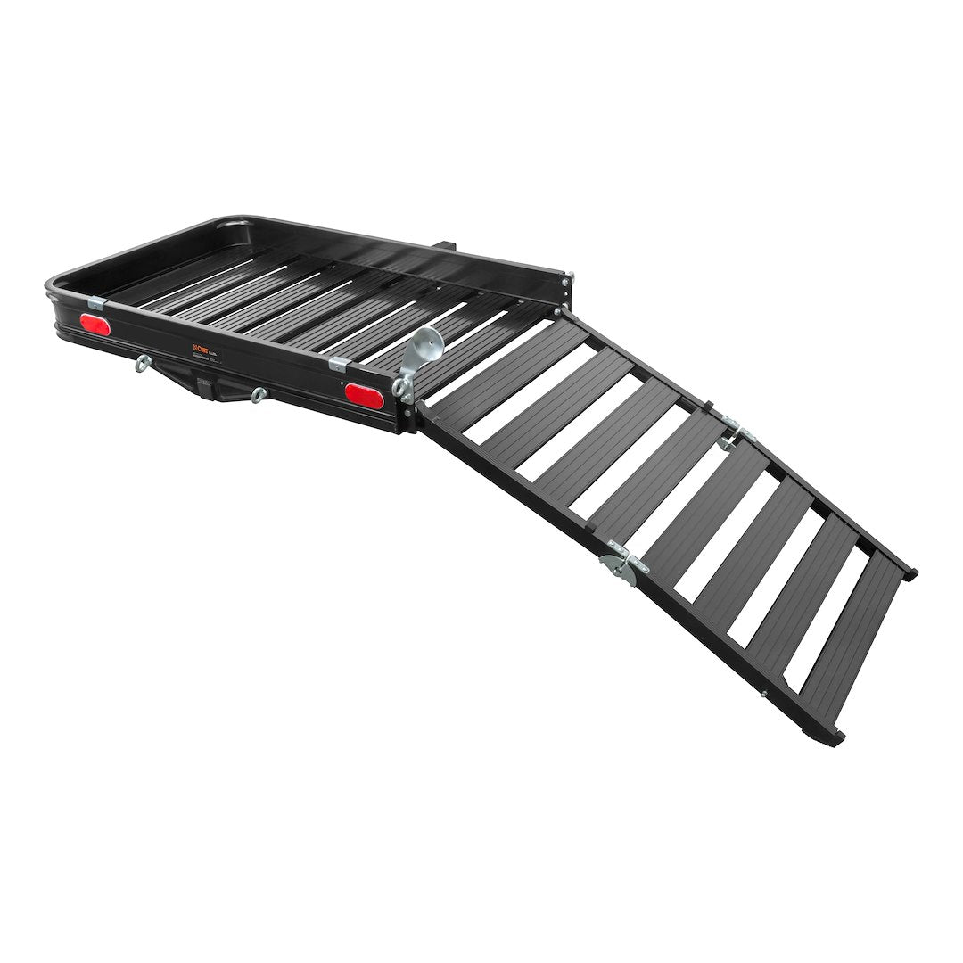 CURT MFG 18112 50' x 30-1/2' Aluminum Hitch Cargo Carrier