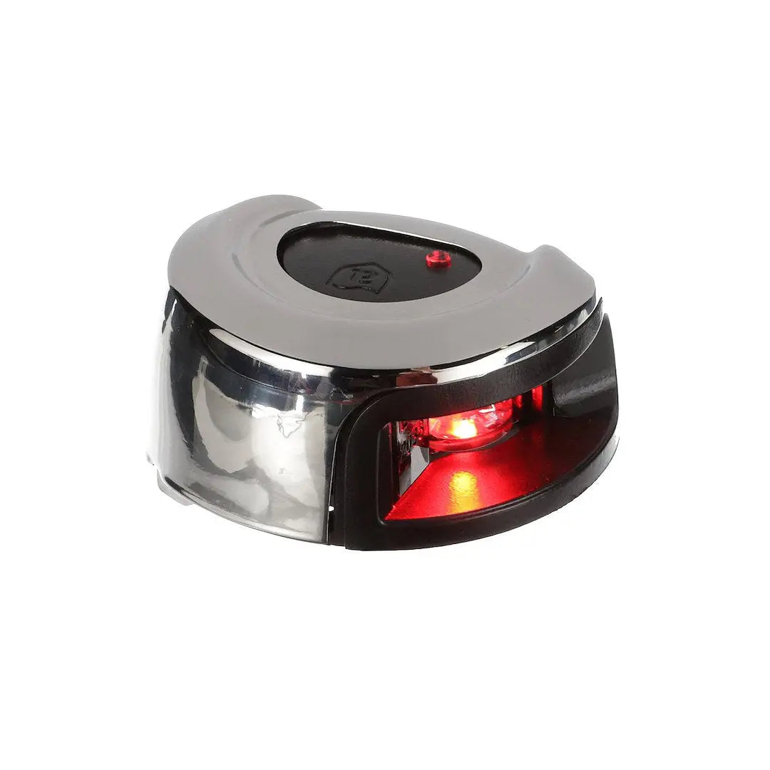 Attwood Mari NV2012SSR7 Round Light, 2 Nautical Miles, Stainless Steel