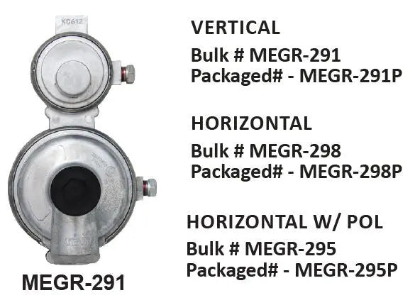 AP Products Excela-Flo 2 Stage Regulator Model MEGR291 for Gas Applications